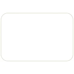 White Name Badges 100ct