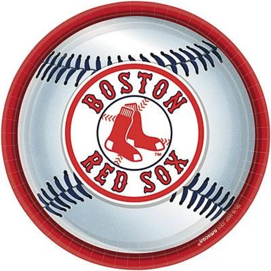 Boston Red Sox Lunch Plates 18ct 1 Boston Red Sox Lunch Plates 18ct