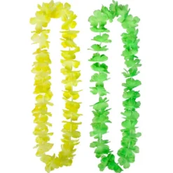 Rainbow Flower Leis 6ct 5 Rainbow Flower Leis 6ct -Party Supply Store 429980 02