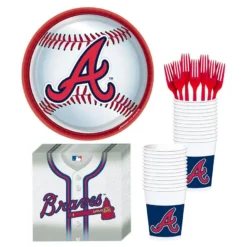 Atlanta Braves Party Kit For 18 Guests