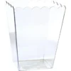 Large CLEAR Plastic Scalloped Container
