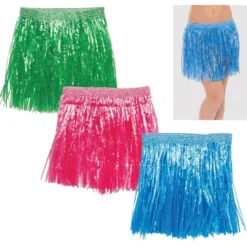 Child Hula Skirts 3ct