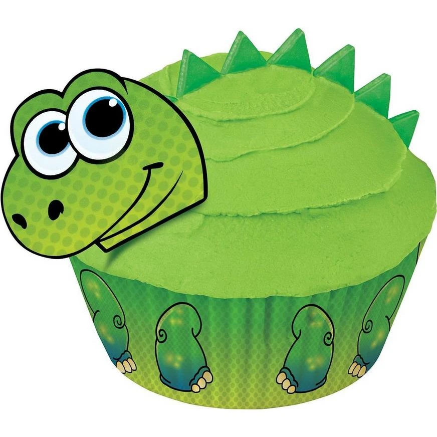 Wilton Dinosaur Cupcake Decorating Kit 2 Wilton Dinosaur Cupcake Decorating Kit - Image 2