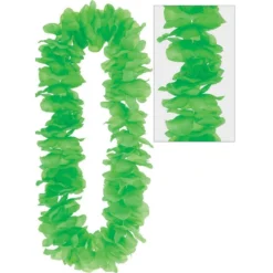 Neon Green Paradise Flower Lei
