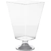 CLEAR Plastic Pedestal Container