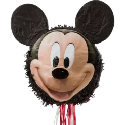Pull String Smiling Mickey Mouse Pinata
