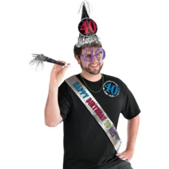 40th Birthday Accessory Kit 6pc