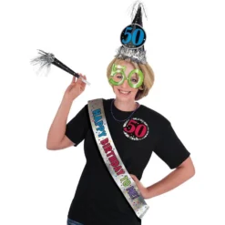 50th Birthday Accessory Kit 6pc