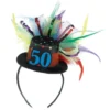 50th Birthday Mini Top Hat Headband