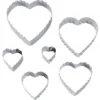 Wilton Heart Fondant & Cookie Cutters 6ct