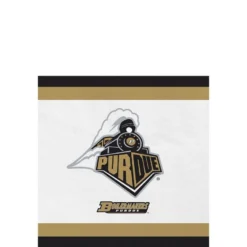 Purdue Boilermakers Beverage Napkins 24ct