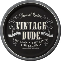 Vintage Dude Lunch Plates 8ct