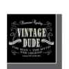 Vintage Dude Lunch Napkins 16ct