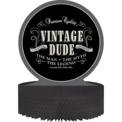 Vintage Dude Honeycomb Centerpiece