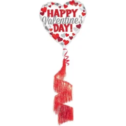 Happy Valentine's Day - Fringe Tail, 36in