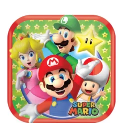 Super Mario Dessert Plates 8ct
