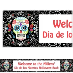 Custom Day Of The Dead Banner