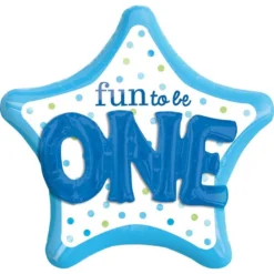 Fun To Be One Balloon 36in - 3D Polka Dot Boy