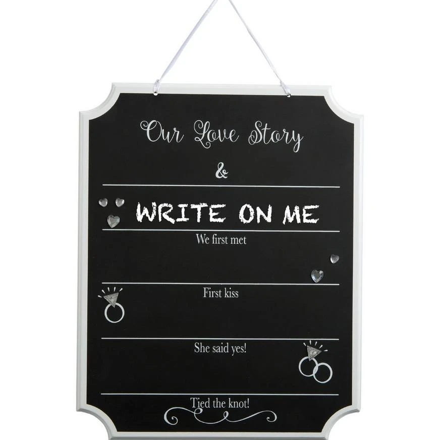 Our Love Story Wedding Chalkboard Sign 2 Our Love Story Wedding Chalkboard Sign - Image 2