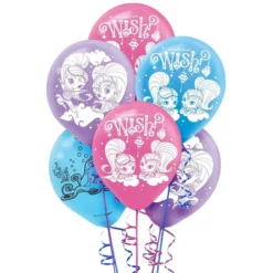 6ct, Shimmer And Shine Balloons