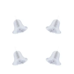 Mini Honeycomb Wedding Bells 4ct