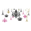 A Day In Paris Chandelier Decorating Kit 17pc