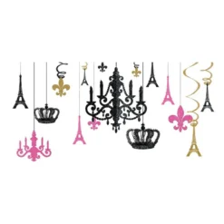 A Day In Paris Chandelier Decorating Kit 17pc