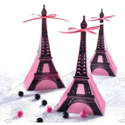 A Day In Paris Favor Boxes 12ct