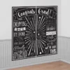 Black & White Graduation Scene Setter 2pc