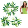 Flower & Leaf Maile Lei Accessory Set 3pc