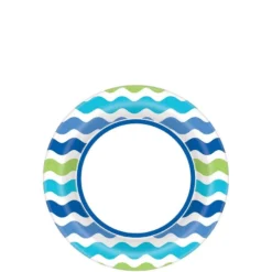 Cool Wavy Stripes Dessert Plates 40ct