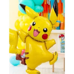 Giant Gliding Pikachu Balloon, 55in 6 Giant Gliding Pikachu Balloon, 55in -Party Supply Store 745029 03