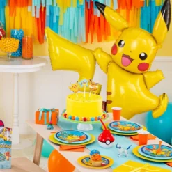 Giant Gliding Pikachu Balloon, 55in 7 Giant Gliding Pikachu Balloon, 55in -Party Supply Store 745029 04
