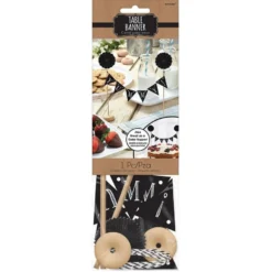 Chalkboard Pennant Banner Cake Topper -Party Supply Store 753642 03