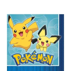 Pokémon Core Lunch Napkins, 16ct
