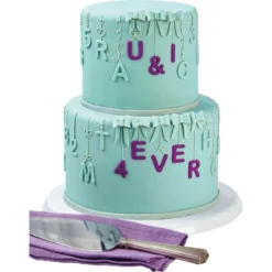 Wilton Alphabet & Number Fondant Cut-Outs Set 42pc 7 Wilton Alphabet & Number Fondant Cut-Outs Set 42pc -Party Supply Store 761576 03