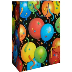 Colorful Balloons & Confetti Gift Bag