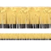 Black & Gold Tinsel Fringe