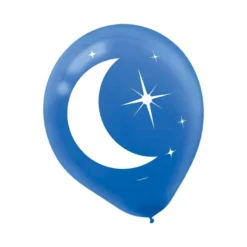 AMSCAN 15ct, Crescent Moon & Mosque Eid Balloons -Party Supply Store 781068 02