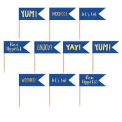 AMSCAN Royal Blue Party Picks 24ct