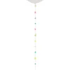 Colorful Party Hats & Stars Balloon Tail
