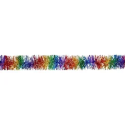 AMSCAN Rainbow Fringe Tinsel Garland