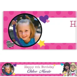 Custom Barbie Photo Banner