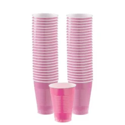 Bright Pink & Caribbean Blue Plastic Tableware Kit For 50 Guests -Party Supply Store 788718 04