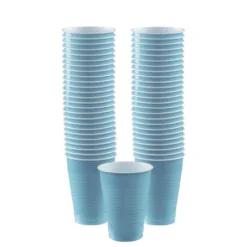 Caribbean Blue & Kiwi Green Plastic Tableware Kit For 50 Guests -Party Supply Store 788719 04