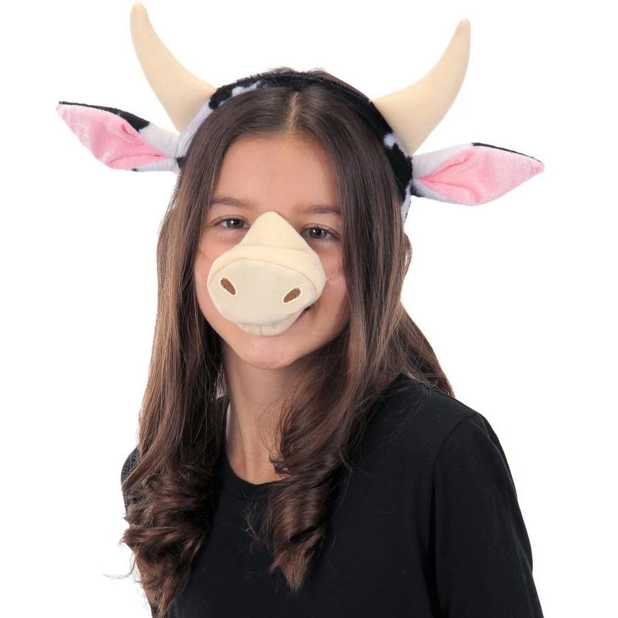 Girls Cow Costume Accessory Kit 1 Girls Cow Costume Accessory Kit