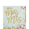 AMSCAN Mint To Be Floral Lunch Napkins 16ct