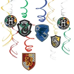 AMSCAN Harry Potter Swirl Decorations 12ct
