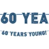 AMSCAN 60 Years Young! Milestone Birthday Cardstock Letter Banner, 12ft - Happy Birthday Classic