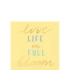 Life In Full Bloom Beverage Napkins 16ct